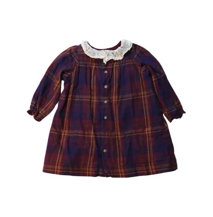 A Multicolour Long Sleeve Dresses from Bonpoint in size 12-18M for girl. (Back View)