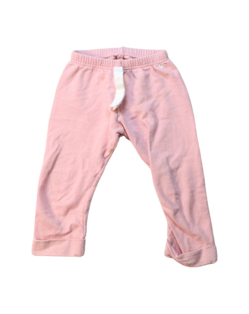 A Pink Casual Pants from Petit Bateau in size 12-18M for girl. (Front View)