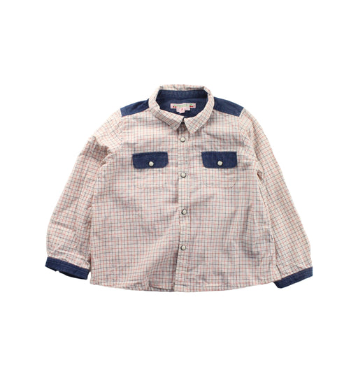 A White Long Sleeve Shirts from Bonpoint in size 3T for boy. (Front View)