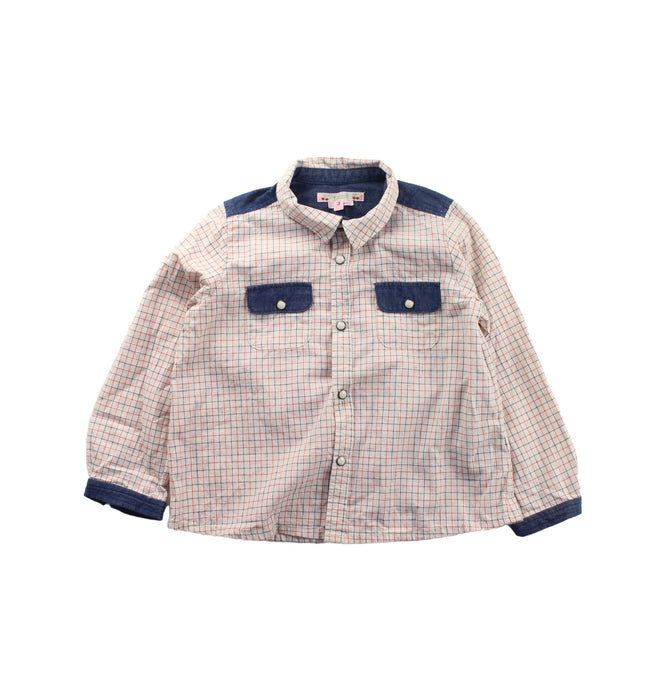 A White Long Sleeve Shirts from Bonpoint in size 3T for boy. (Front View)