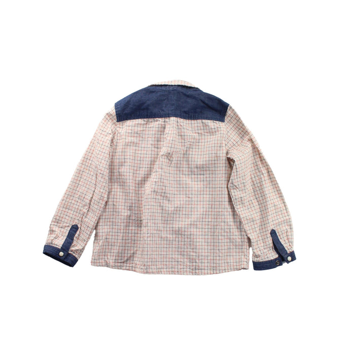 A White Long Sleeve Shirts from Bonpoint in size 3T for boy. (Back View)