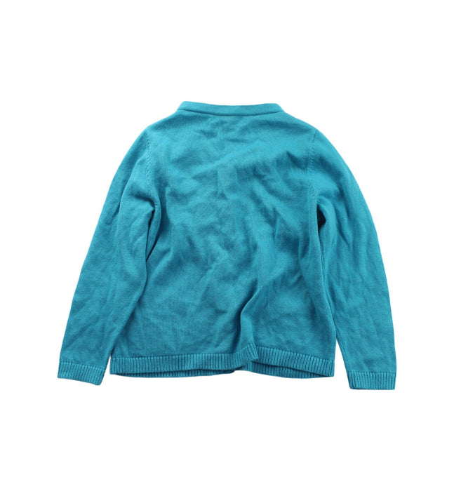 A Blue Cardigans from Bonpoint in size 3T for girl. (Back View)
