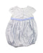A Blue Short Sleeve Rompers from Ralph Lauren in size 12-18M for girl. (Back View)