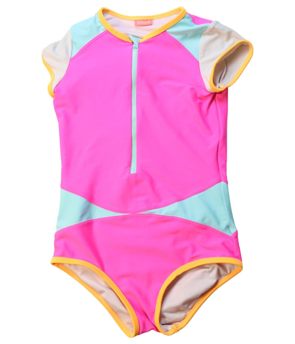 A Multicolour Swimsuits from Sunuva in size 9Y for girl. (Front View)