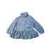 A Blue Long Sleeve Dresses from Ralph Lauren in size 12-18M for girl. (Front View)
