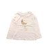 A White Long Sleeve Tops from Jacadi in size 4T for girl. (Front View)