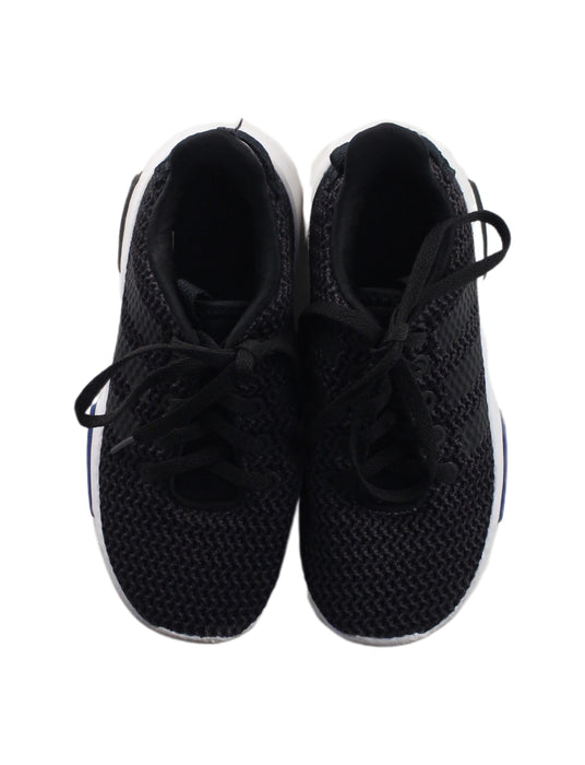 A Black Sneakers from Adidas in size 5T for boy. (Back View)