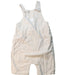 A Beige Overall Shorts from Seed in size 12-18M for girl. (Front View)