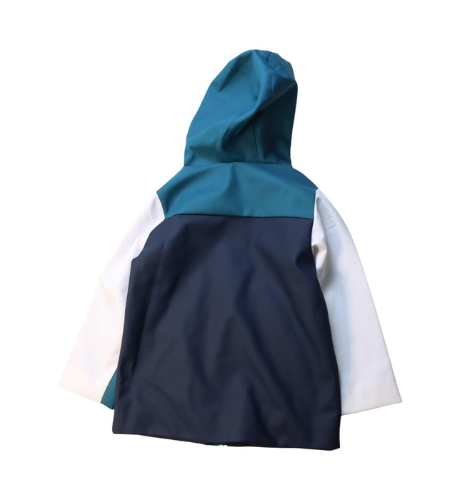 A Multicolour Lightweight Jackets from Jacadi in size 6T for boy. (Back View)
