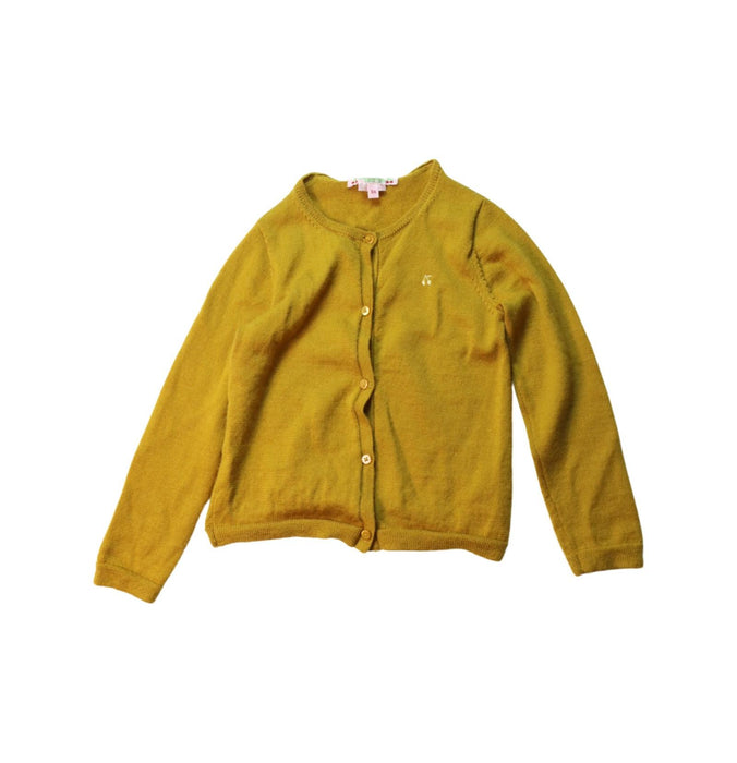 A Yellow Cardigans from Bonpoint in size 3T for girl. (Front View)