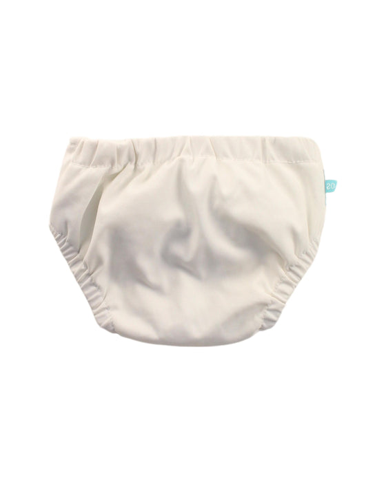 A White Cloth Diapers from Charlie Banana in size O/S for neutral. (Back View)
