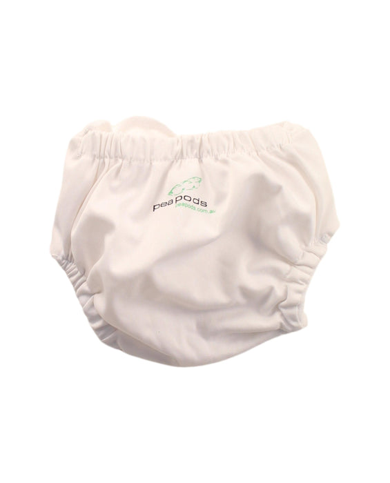 A White Cloth Diapers from Pea Pods in size O/S for neutral. (Back View)