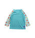 A Blue Rash Guards from Bambino Mio in size 2T for boy. (Front View)