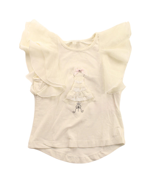A Ivory Short Sleeve Tops from Nicholas & Bears in size 12-18M for girl. (Front View)