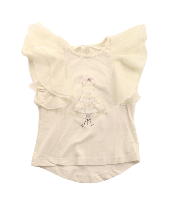 A Ivory Short Sleeve Tops from Nicholas & Bears in size 12-18M for girl. (Front View)