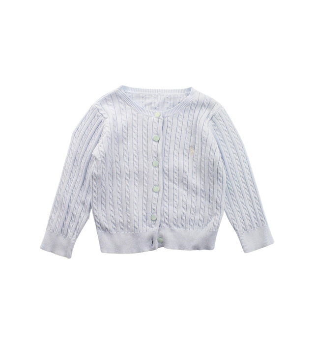 A Blue Cardigans from Ralph Lauren in size 6-12M for girl. (Front View)