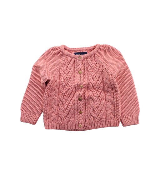 A Pink Cardigans from Ralph Lauren in size 6-12M for girl. (Front View)