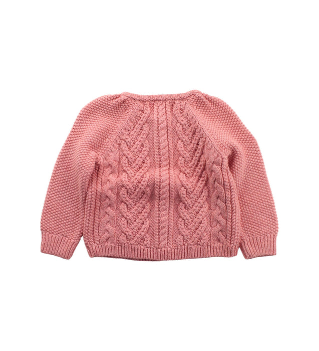 A Pink Cardigans from Ralph Lauren in size 6-12M for girl. (Back View)