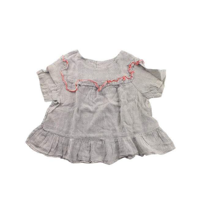 A Black Short Sleeve Dresses from Bonpoint in size 4T for girl. (Front View)