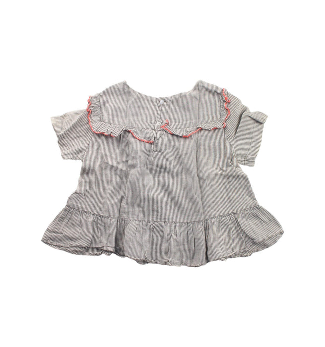 A Black Short Sleeve Dresses from Bonpoint in size 4T for girl. (Back View)