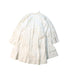 A White Long Sleeve Dresses from Velveteen in size 6T for girl. (Back View)