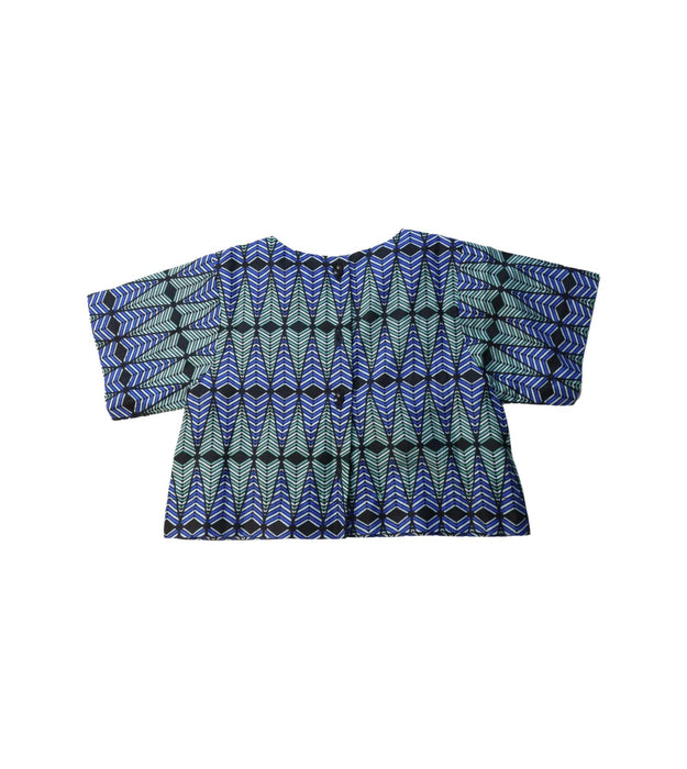 A Multicolour Short Sleeve Tops from Elisamama in size 6T for girl. (Back View)