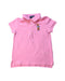 A Pink Short Sleeve Polos from Polo Ralph Lauren in size 5T for girl. (Front View)