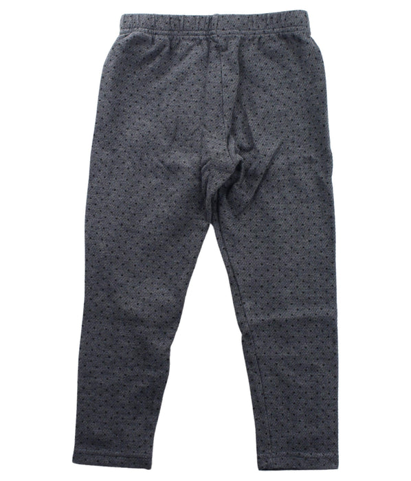 A Grey Leggings from Les Enphants in size 4T for girl. (Back View)