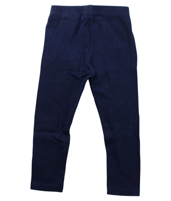 A Blue Leggings from Les Enphants in size 4T for girl. (Back View)