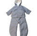 A White Pants Sets from Petit Bateau in size 6-12M for neutral. (Front View)