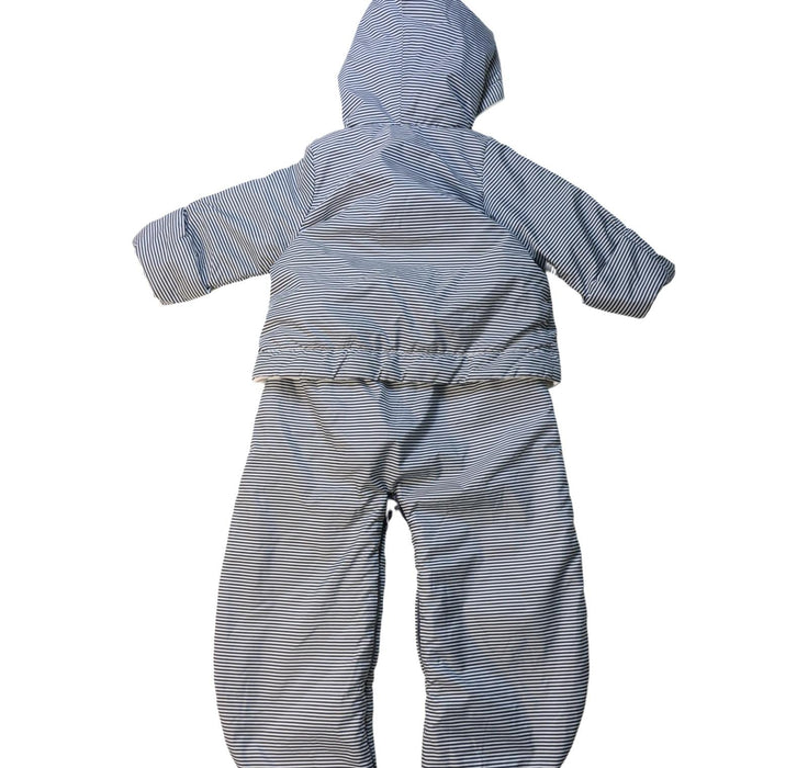 A White Pants Sets from Petit Bateau in size 6-12M for neutral. (Back View)