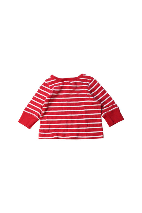 A White Long Sleeve T Shirts from Hanna Andersson in size 3-6M for girl. (Back View)