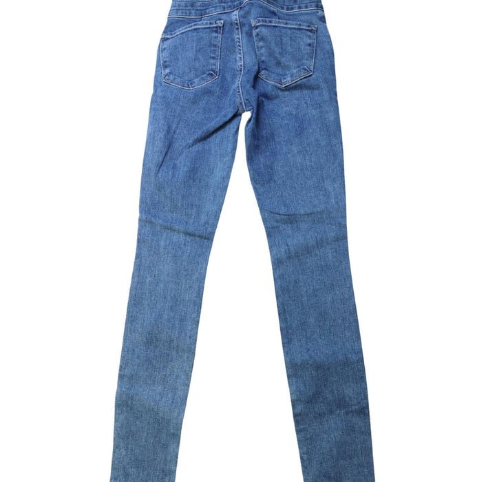 A Blue Jeans from J Brand in size XS for maternity. (Back View)