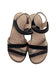 A Black Sandals from Geox in size 6T for girl. (Back View)