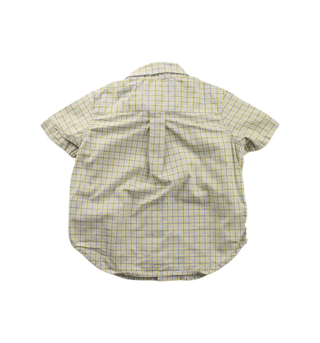 A Yellow Short Sleeve Shirts from Ralph Lauren in size 6-12M for boy. (Back View)