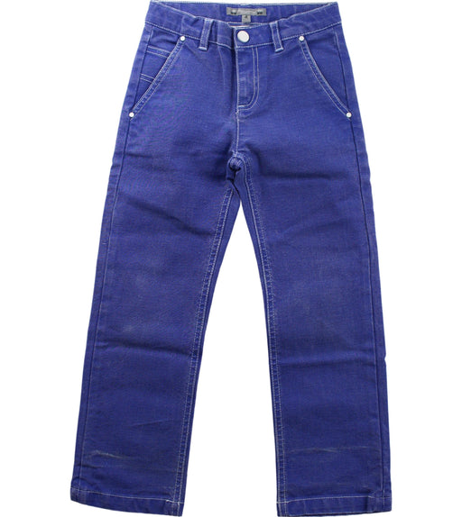 A Blue Casual Pants from Bonpoint in size 4T for boy. (Front View)