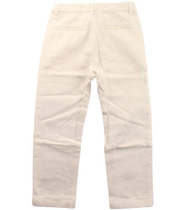 A White Casual Pants from Bonpoint in size 6T for boy. (Back View)