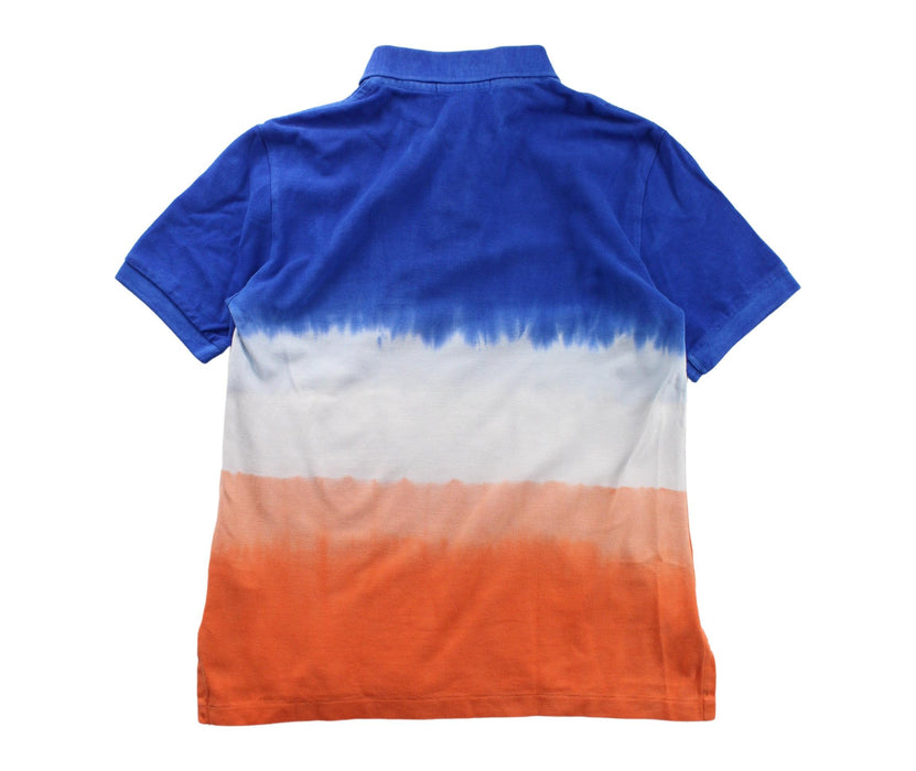 A Blue Short Sleeve Polos from Polo Ralph Lauren in size 10Y for boy. (Back View)
