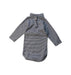 A White Long Sleeve Bodysuits from Petit Bateau in size 3-6M for girl. (Back View)