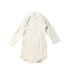 A Yellow Long Sleeve Bodysuits from Petit Bateau in size 3-6M for girl. (Front View)