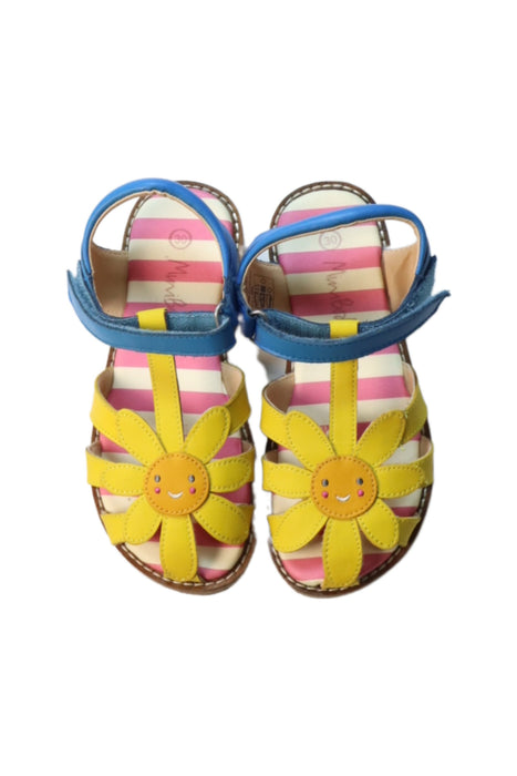 A Multicolour Sandals from Boden in size 6T for girl. (Back View)