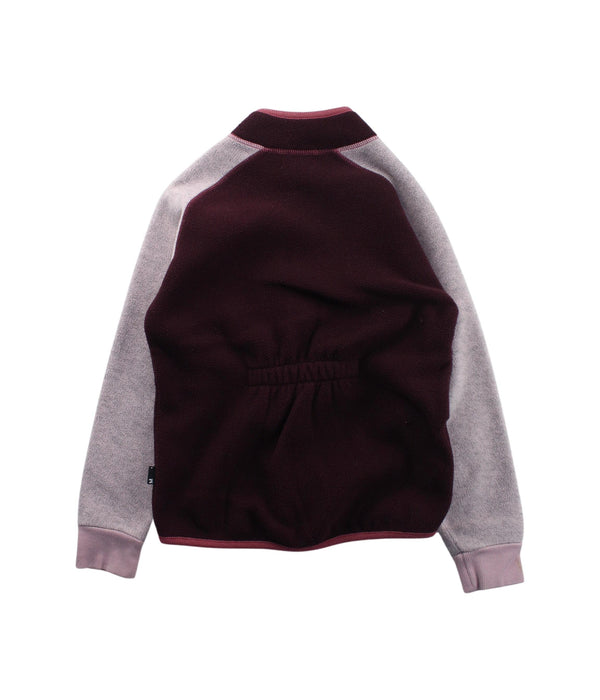 A Burgundy Lightweight Jackets from Molo in size 8Y for boy. (Back View)