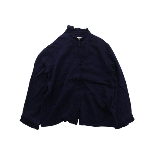 A Blue Cardigans from Bonpoint in size 4T for girl. (Front View)