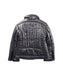A Silver Lightweight Jackets from Mayoral in size 5T for girl. (Back View)
