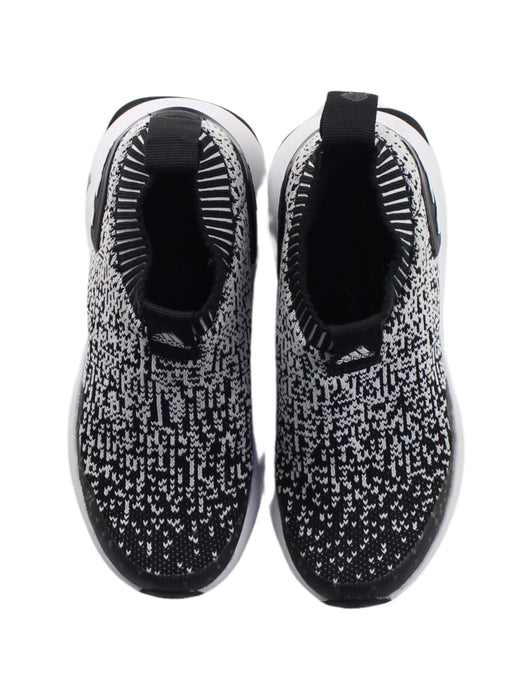 A Black Sneakers from Adidas in size 5T for boy. (Back View)