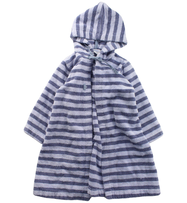 A Purple Bathrobes from Jacadi in size 12-18M for neutral. (Front View)