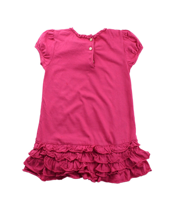 A Pink Short Sleeve Dresses from Ralph Lauren in size 2T for girl. (Back View)