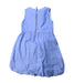 A Blue Sleeveless Dresses from Crewcuts in size 6T for girl. (Back View)