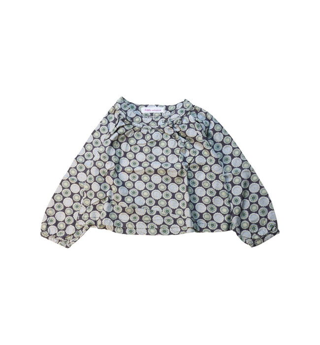 A Multicolour Long Sleeve Tops from Little Mercerie in size 5T for girl. (Front View)
