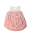 A Red Sleeveless Tops from Gingersnaps in size 6T for girl. (Back View)